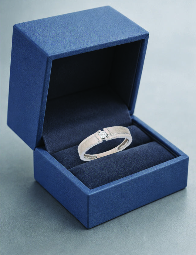 Platinum Ring in Box